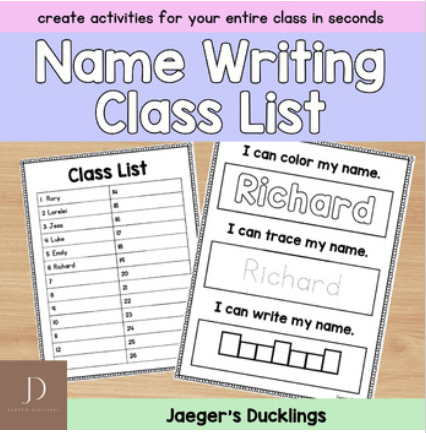 Engage Students with Customized Name&nbsp;Worksheets